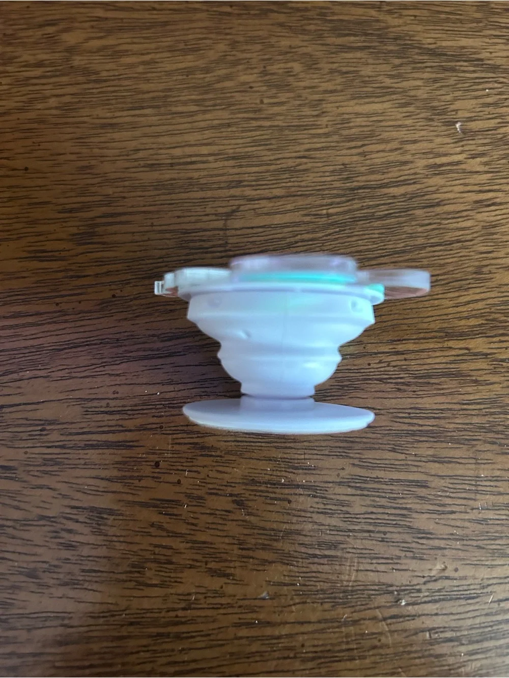 Holographic Hibiscus Flower Pop socket.  Handmade
